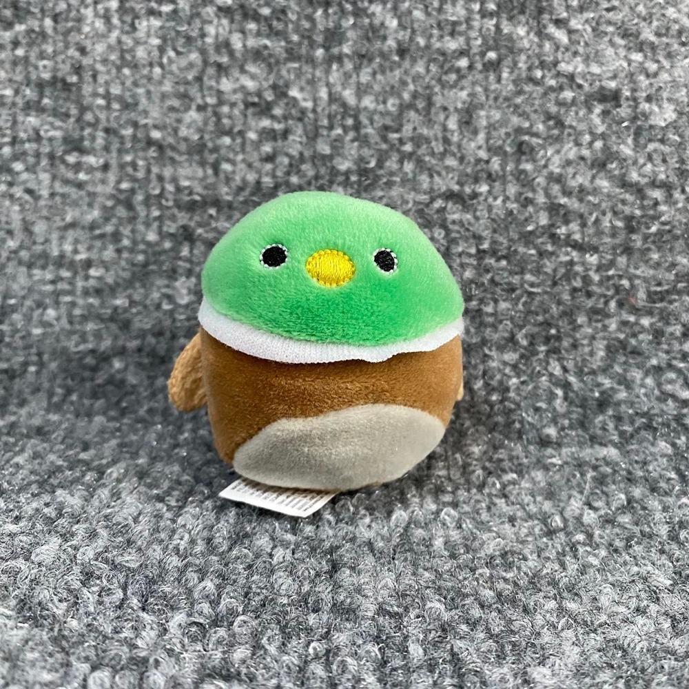 SQUISHVILLE GREEN BROWN AVERY MALLARD DUCK MICRO SV STUFFED PLUSH TOY